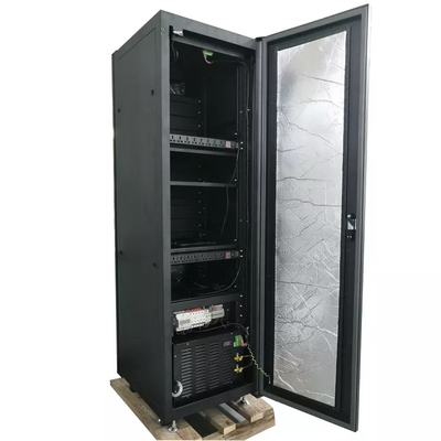 42U 600mm Server Luar Ruangan 19 Inch Rack Mount Cabinets Dengan Penggemar DC48V