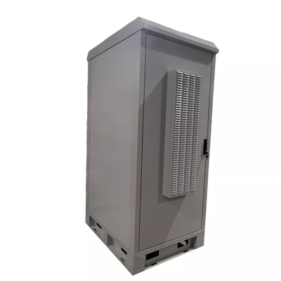 Kabinet Data Tahan Cuaca Listrik Luar Ruangan 42U Dengan Pendinginan IP55 IP65