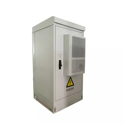 IP55 19 Inch Light Grey Telecom Racks Cabinets Luar Ruangan 27U 40U