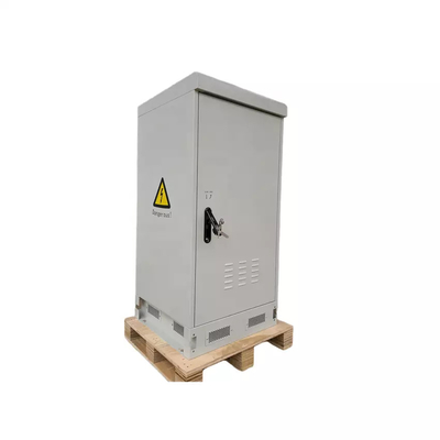 IP55 1.2mm SPCC Weatherproof Telecom Enclosures Pembukaan Depan 23U