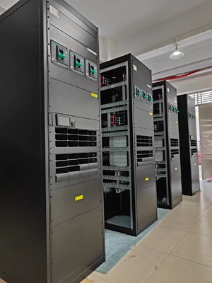 Flatpack2 Big System 48Vdc 84KW Telecom Power Kabinet Dalam Ruangan Oem