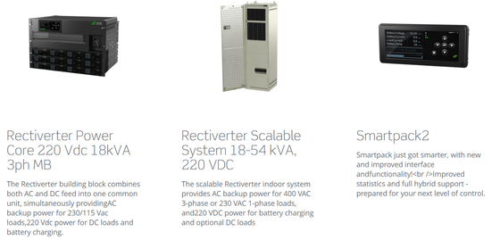 Sistem Terintegrasi Eltek Rectiverter Mandiri 3kva 1 Phase 220 Vdc