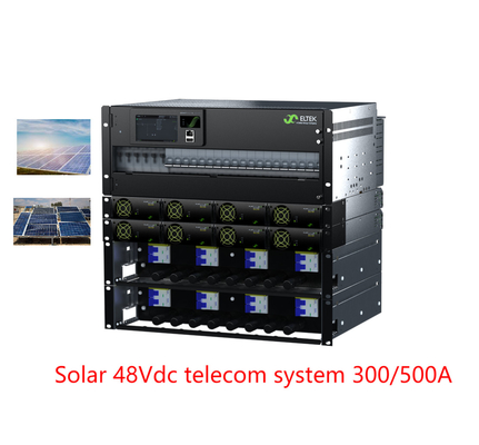 Eltek Flatpack2 48/3200 HE modul surya 241119.650 Sistem Telecom Hybrid ketinggian 7U