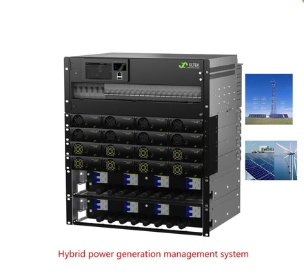 Sistem hibrida telekomunikasi 16KW 24KW dengan MPPT dan modul surya Eltek Brand 241119.650 241115.650