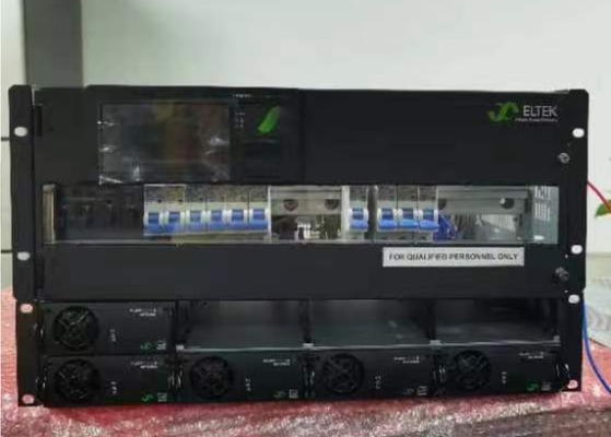 Eltek 48Vdc 19 Inch 5U Telecom 16kw 300A CTO System Smartpack Touch Controller Dengan Pemutus Distribusi