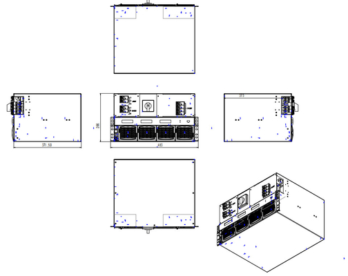 Inverter Daya Dc Ke Ac Modular CE+T TSI BRAVO 110/230 110Vdc 230Vac 2,5kva 2kw P/N T321750201
