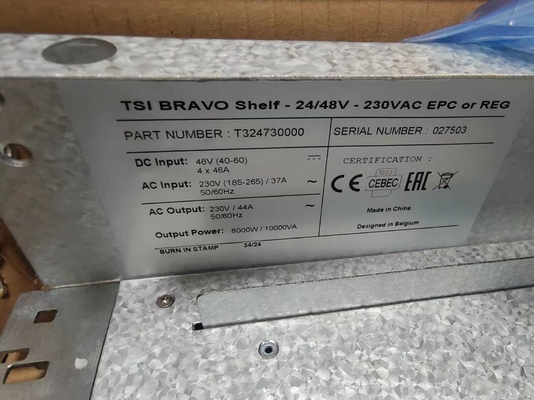 CE+T daya TSI BRAVO 24/48V 230VAC 2U daya Rak untuk lemari 19 inci P/N T324730000