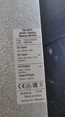 CE+T Bravo Modular Inverter 2,5 KVA 1,5 KVA 230 Vac TSI BRAVO DC ke AC Inverter P/N T321730201