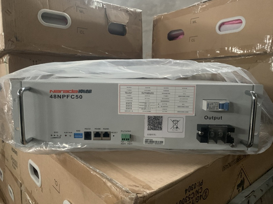 Narada Telecom Lithium Baterai 48NPFC50 5G Stasiun Pangkalan Komunikasi 48V 50Ah