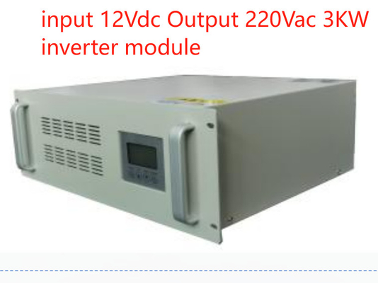 DC AC Inverter 19inch 4RU Rack Type Input 12Vdc ke Output 220Vac Custom-Made 3kw Inverter Module