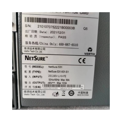 Vertiv 19 inci Sistem Daya Tertanam Netsure 521A31 Switch Power Supply 150A DC System