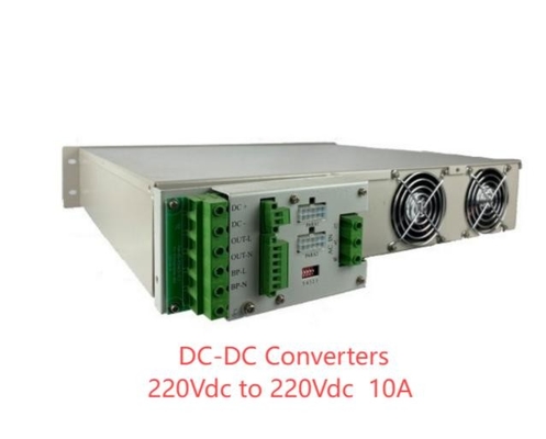 19 inci DC DC Converter 24Vdc 48vDC 110vDC 220Vdc 2200W10A Standalone Power Module dengan pengontrol monitor LCD
