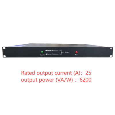 220V Dual-Switching STS Single-Phase Relay Static Transfer Switch dengan kisaran arus STS25S / STS25D 25A Untuk Dual-Channel AC Power
