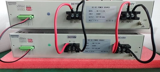 OEM ODM DC DC Converters 19 Inch Rackmount RCT2000D Seri Input 110VDC Output 24VDC 720W D30-10-14