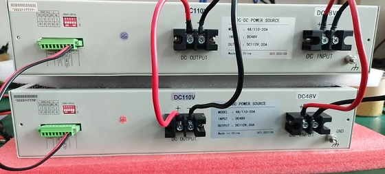 OEM kustomisasi 19 Inch DC DC Konverter RCT2000D Seri Input 110vdc Output 48vdc 1500w D30-10-18