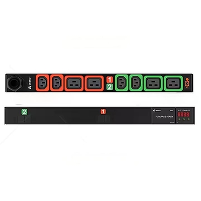 Vertiv Geist GU2 Smart Switch PDU Modular C13/C19 Distribusi Daya Rak Cerdas 32A/10A/16A/20A PDU Cerdas Dengan Pemantauan Energi Untuk Pusat Data