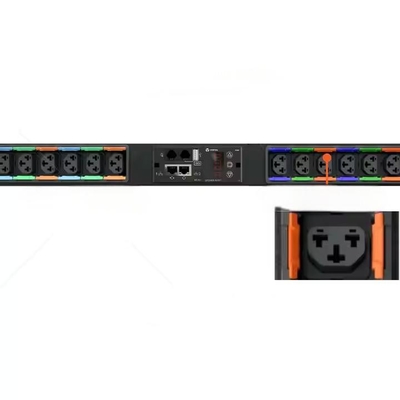 Vertiv Geist GU2 Smart Switch PDU Modular C13/C19 Distribusi Daya Rak Cerdas 32A/10A/16A/20A PDU Cerdas Dengan Pemantauan Energi Untuk Pusat Data
