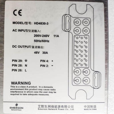 Modul Penyearah Telekomunikasi Catu Daya DC Emerson 48V 30A 1500W HD4830-3