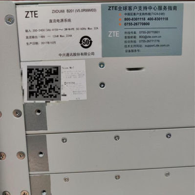 Sistem Catu Daya Telekomunikasi ZTE -48v 200a Efisiensi Tinggi Zxdu68 B201 Tertanam