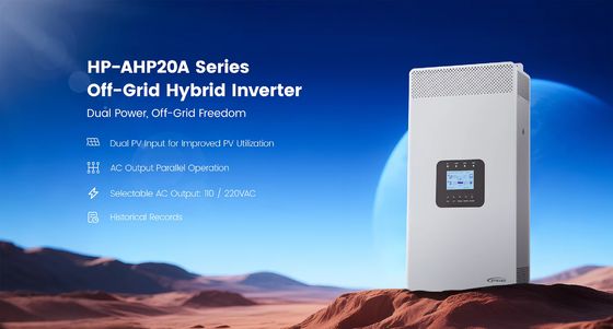HP-AHP20A 3KW 3.5KW Inverter Surya Off Grid Rumah 3500W Frekuensi Tinggi Gelombang Sinus Murni Inverter Surya Dengan Pilihan WiFi