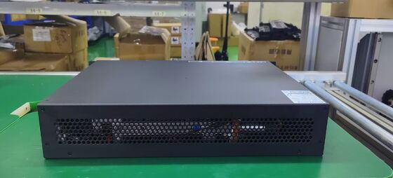 19 inci 2U 48VDC 230VAC 6KVA /600W Rak Mount Modular Online UPS Penyearah Telekomunikasi inverter-charger 2 in 1 untuk situs telekomunikasi.