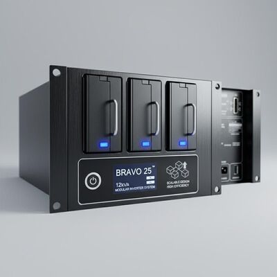 BRAVO 25 Sistem Inverter Modular 12kVA dengan Desain Skalable dan Efisiensi Tinggi untuk Kebutuhan Daya Kritis