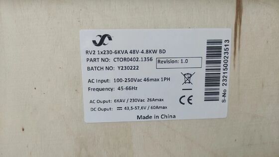 Eltek 4kw 230v DC Power Supply System CTOR0201.001 Standalone Rectifier with Integration for Telecom