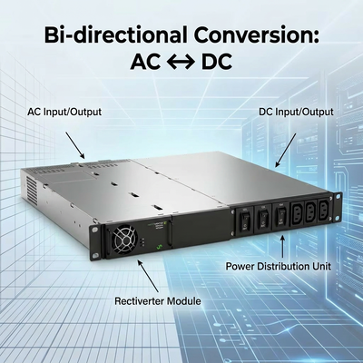 Eltek CTOR0201.001 Rectiverter System 1U 3kVA AC Power Solution 1U tinggi Smart Compact Critical AC solusi