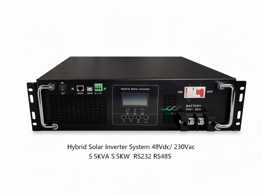 5.5KW 48V Hybrid Solar Inverter System dengan Pure Sine Wave untuk Home Backup Power