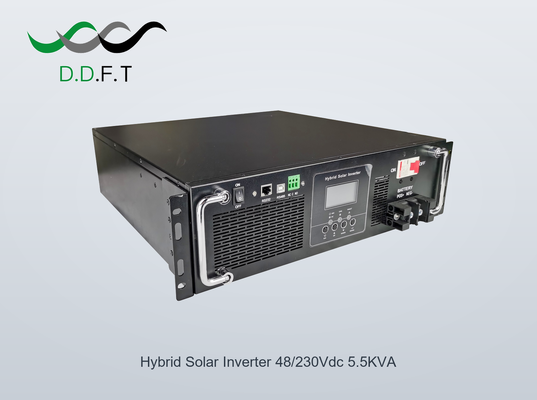 48V 5.5KW Hybrid Solar Inverter dengan 100A MPPT dan Kompatibilitas LiFePO4 untuk Smart Energy Systems