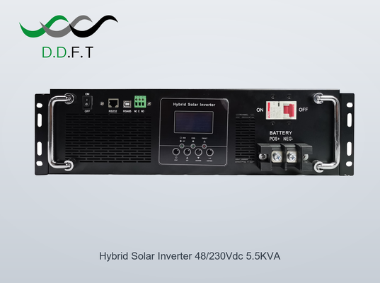 48V 5.5KW Hybrid Solar Inverter dengan 100A MPPT dan Kompatibilitas LiFePO4 untuk Smart Energy Systems