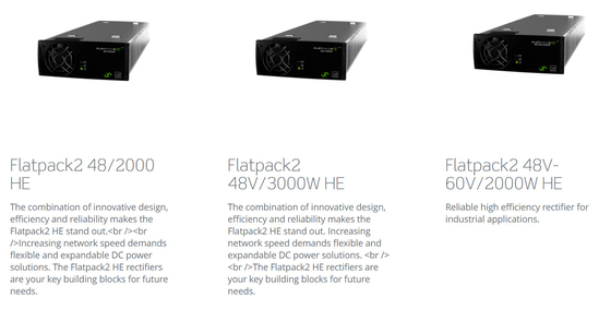 Sistem Penyearah Telekomunikasi Flatpack2 48V/24kW