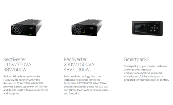Rectiverter Eltek Telecom Power System Scalable 120kW 230/400VAC 3 Phase Big System