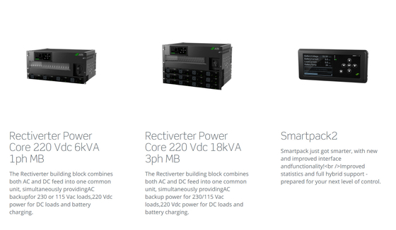 Sistem Tenaga Flatpack yang Dapat Diskalakan Eltek Reectiverter 54KVA 220Vdc EN 60950-1
