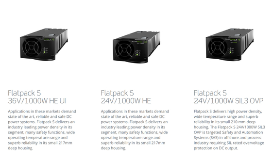Sistem Eltek Flatpack S 3U 24V 3*2 KW DC Power Supply CE UL