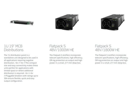 Eltek 9KW Flatpack S Sistem Daya Flatpack S 2U 48/1800HE Modul Flatpack S 48/1000HE 150A CTOS0502.Nnnn