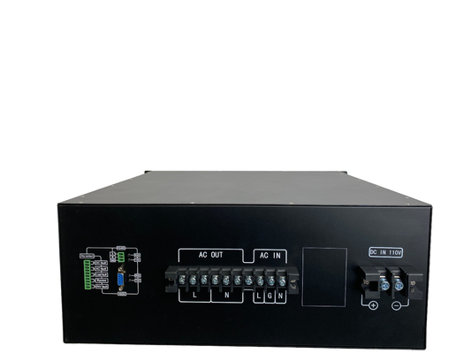 19 Inch Sine Wave Rack Mount Inverter 110Vdc Ke 220Vac 1KVA