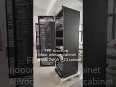 40U 1.8M IP20 24KW 48Vdc Kabinet listrik telekomunikasi dalam ruangan