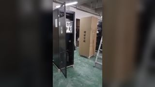 Tampilan pengepakan AC yang presisi